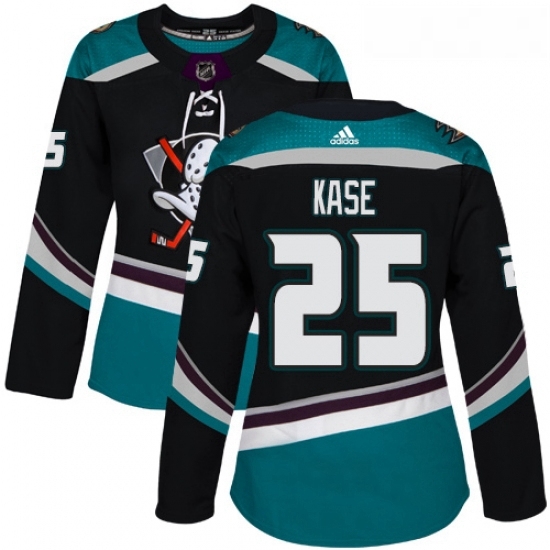 Womens Adidas Anaheim Ducks 25 Ondrej Kase Authentic Black Teal Third NHL Jersey Womens Adidas Anaheim Ducks 25 Ondrej Kase Authentic Black Teal Third NHL Jersey