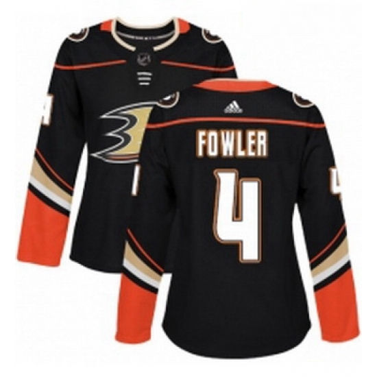 Womens Adidas Anaheim Ducks 4 Cam Fowler Authentic Black Home NHL Jersey Womens Adidas Anaheim Ducks 4 Cam Fowler Authentic Black Home NHL Jersey