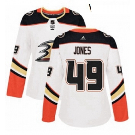 Womens Adidas Anaheim Ducks 49 Max Jones Authentic White Away NHL Jersey Womens Adidas Anaheim Ducks 49 Max Jones Authentic White Away NHL Jersey