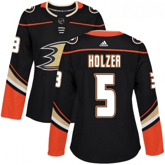 Womens Adidas Anaheim Ducks 5 Korbinian Holzer Premier Black Home NHL Jersey Womens Adidas Anaheim Ducks 5 Korbinian Holzer Premier Black Home NHL Jersey