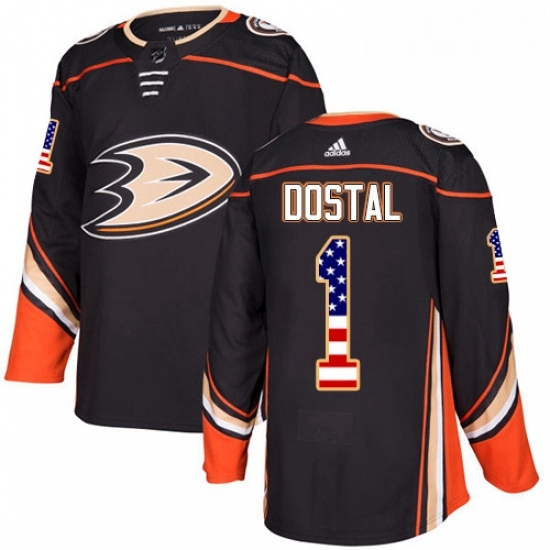 Youth Adidas Anaheim Ducks 1 Lukas Dostal Authentic Black USA Flag Fashion NHL Jersey Youth Adidas Anaheim Ducks 1 Lukas Dostal Authentic Black USA Flag Fashion NHL Jersey