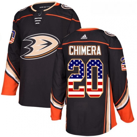 Youth Adidas Anaheim Ducks 20 Jason Chimera Authentic Black USA Flag Fashion NHL Jersey Youth Adidas Anaheim Ducks 20 Jason Chimera Authentic Black USA Flag Fashion NHL Jersey