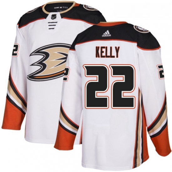 Youth Adidas Anaheim Ducks 22 Chris Kelly Authentic White Away NHL Jerse Youth Adidas Anaheim Ducks 22 Chris Kelly Authentic White Away NHL Jerse