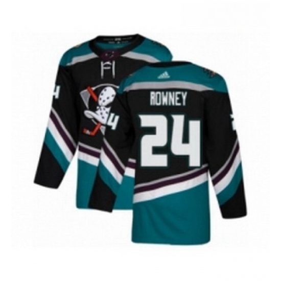 Youth Adidas Anaheim Ducks 24 Carter Rowney Premier Black Teal Alternate NHL Jersey Youth Adidas Anaheim Ducks 24 Carter Rowney Premier Black Teal Alternate NHL Jersey