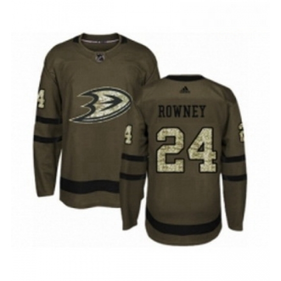 Youth Adidas Anaheim Ducks 24 Carter Rowney Premier Green Salute to Service NHL Jersey Youth Adidas Anaheim Ducks 24 Carter Rowney Premier Green Salute to Service NHL Jersey