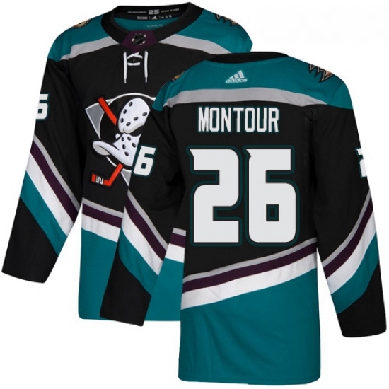 Youth Adidas Anaheim Ducks 26 Brandon Montour Authentic Black Teal Third NHL Jersey Youth Adidas Anaheim Ducks 26 Brandon Montour Authentic Black Teal Third NHL Jersey