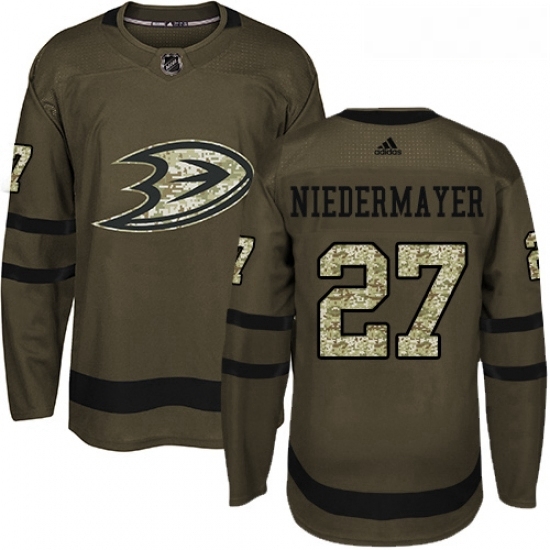 Youth Adidas Anaheim Ducks 27 Scott Niedermayer Authentic Green Salute to Service NHL Jersey Youth Adidas Anaheim Ducks 27 Scott Niedermayer Authentic Green Salute to Service NHL Jersey