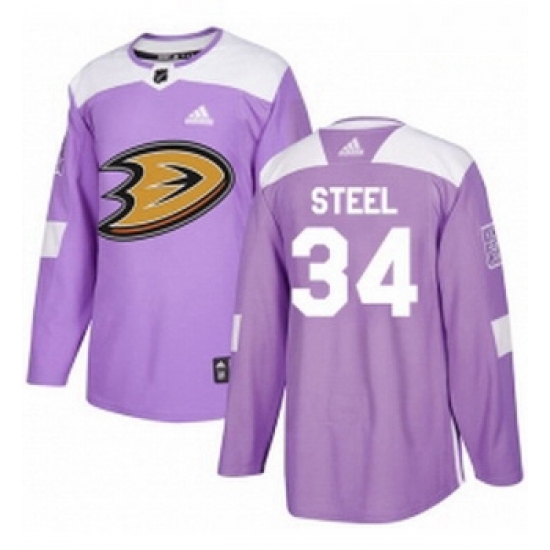 Youth Adidas Anaheim Ducks 34 Sam Steel Authentic Purple Fights Cancer Practice NHL Jersey Youth Adidas Anaheim Ducks 34 Sam Steel Authentic Purple Fights Cancer Practice NHL Jersey