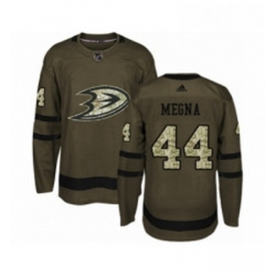 Youth Adidas Anaheim Ducks 44 Jaycob Megna Premier Green Salute to Service NHL Jersey Youth Adidas Anaheim Ducks 44 Jaycob Megna Premier Green Salute to Service NHL Jersey