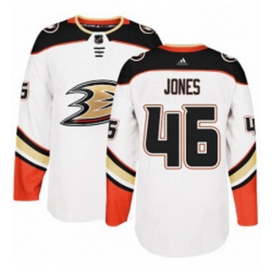 Youth Adidas Anaheim Ducks 46 Max Jones Authentic White Away NHL Jersey Youth Adidas Anaheim Ducks 46 Max Jones Authentic White Away NHL Jersey