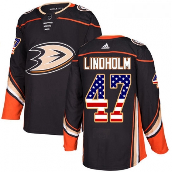 Youth Adidas Anaheim Ducks 47 Hampus Lindholm Authentic Black USA Flag Fashion NHL Jersey Youth Adidas Anaheim Ducks 47 Hampus Lindholm Authentic Black USA Flag Fashion NHL Jersey
