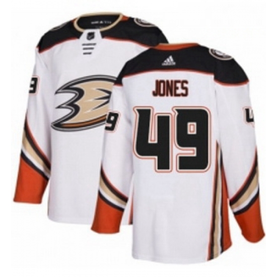 Youth Adidas Anaheim Ducks 49 Max Jones Authentic White Away NHL Jersey Youth Adidas Anaheim Ducks 49 Max Jones Authentic White Away NHL Jersey