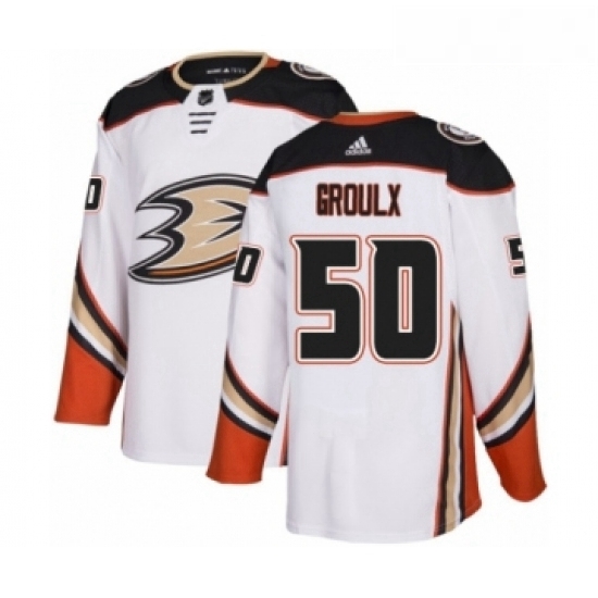 Youth Adidas Anaheim Ducks 50 Benoit Olivier Groulx Authentic White Away NHL Jersey Youth Adidas Anaheim Ducks 50 Benoit Olivier Groulx Authentic White Away NHL Jersey