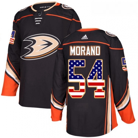 Youth Adidas Anaheim Ducks 54 Antoine Morand Authentic Black USA Flag Fashion NHL Jersey Youth Adidas Anaheim Ducks 54 Antoine Morand Authentic Black USA Flag Fashion NHL Jersey