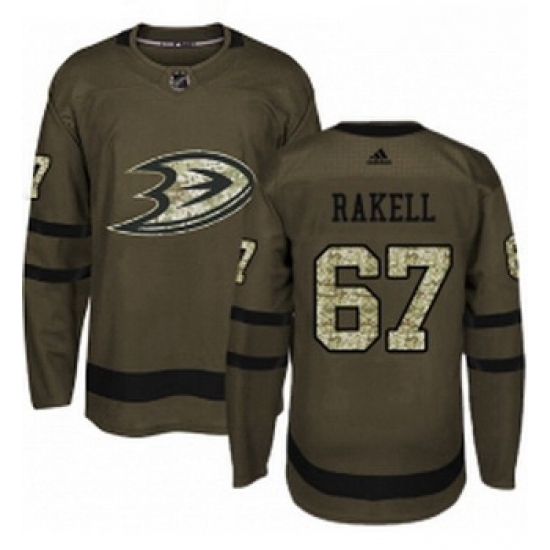 Youth Adidas Anaheim Ducks 67 Rickard Rakell Authentic Green Salute to Service NHL Jersey Youth Adidas Anaheim Ducks 67 Rickard Rakell Authentic Green Salute to Service NHL Jersey