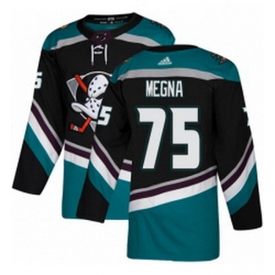 Youth Adidas Anaheim Ducks 75 Jaycob Megna Authentic Black Teal Third NHL Jersey Youth Adidas Anaheim Ducks 75 Jaycob Megna Authentic Black Teal Third NHL Jersey