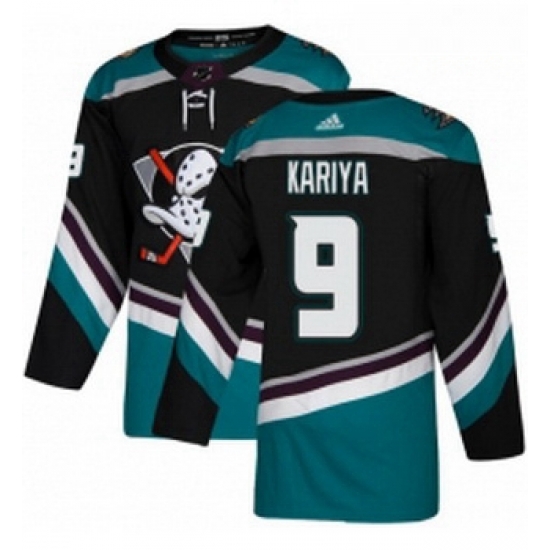 Youth Adidas Anaheim Ducks 9 Paul Kariya Authentic Black Teal Third NHL Jersey Youth Adidas Anaheim Ducks 9 Paul Kariya Authentic Black Teal Third NHL Jersey