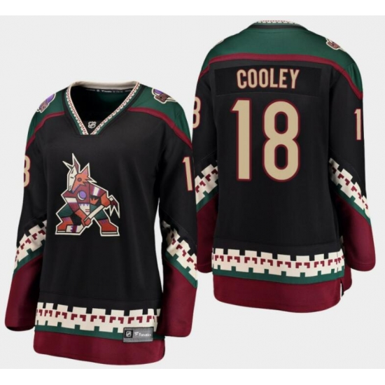 Men Arizona Coyotes Logan Cooley #18 Stitched NHL Black Jersey Men Arizona Coyotes Logan Cooley #18 Stitched NHL Black Jersey