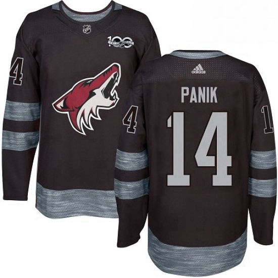 Mens Adidas Arizona Coyotes 14 Richard Panik Authentic Black 1917 2017 100th Anniversary NHL Jersey Mens Adidas Arizona Coyotes 14 Richard Panik Authentic Black 1917 2017 100th Anniversary NHL Jersey