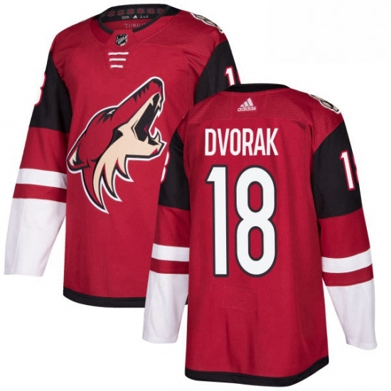 Mens Adidas Arizona Coyotes 18 Christian Dvorak Premier Burgundy Red Home NHL Jersey Mens Adidas Arizona Coyotes 18 Christian Dvorak Premier Burgundy Red Home NHL Jersey