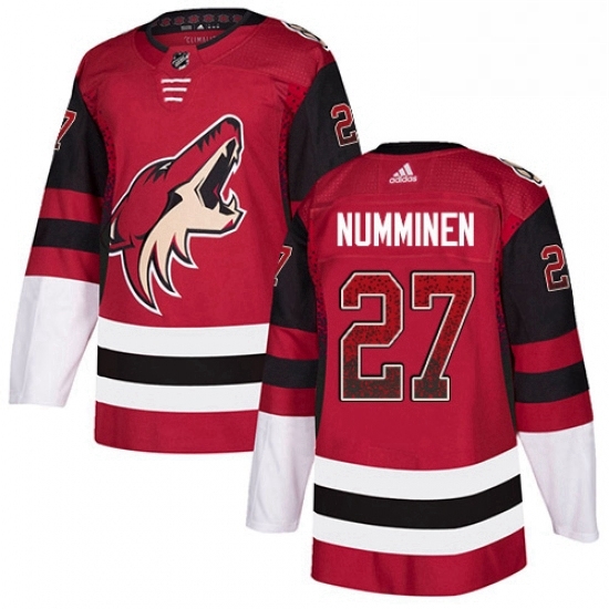 Mens Adidas Arizona Coyotes 27 Teppo Numminen Authentic Maroon Drift Fashion NHL Jersey Mens Adidas Arizona Coyotes 27 Teppo Numminen Authentic Maroon Drift Fashion NHL Jersey