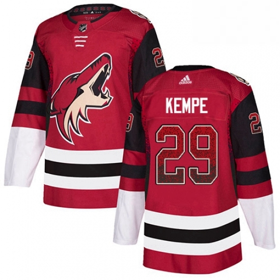 Mens Adidas Arizona Coyotes 29 Mario Kempe Authentic Maroon Drift Fashion NHL Jersey Mens Adidas Arizona Coyotes 29 Mario Kempe Authentic Maroon Drift Fashion NHL Jersey