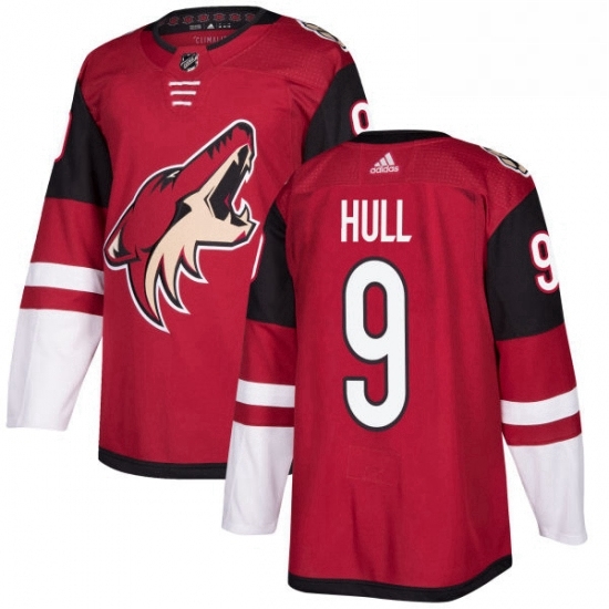 Mens Adidas Arizona Coyotes 9 Bobby Hull Premier Burgundy Red Home NHL Jersey Mens Adidas Arizona Coyotes 9 Bobby Hull Premier Burgundy Red Home NHL Jersey