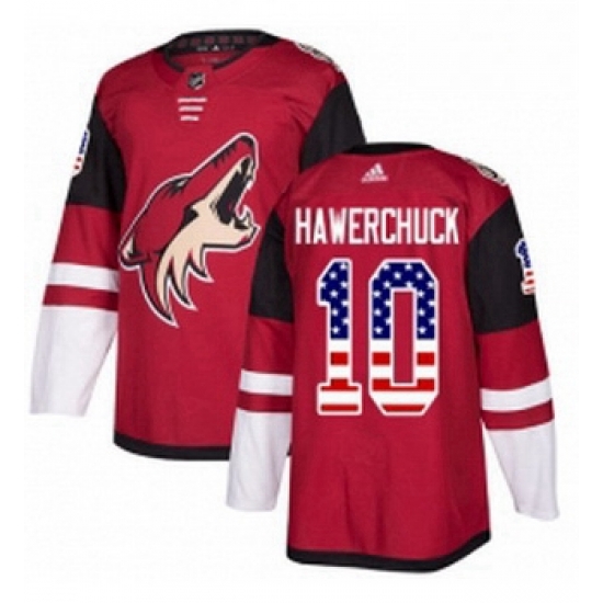 Youth Adidas Arizona Coyotes 10 Dale Hawerchuck Authentic Red USA Flag Fashion NHL Jersey Youth Adidas Arizona Coyotes 10 Dale Hawerchuck Authentic Red USA Flag Fashion NHL Jersey
