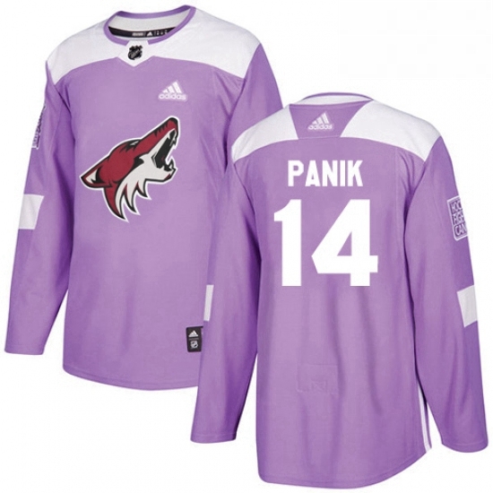 Youth Adidas Arizona Coyotes 14 Richard Panik Authentic Purple Fights Cancer Practice NHL Jersey Youth Adidas Arizona Coyotes 14 Richard Panik Authentic Purple Fights Cancer Practice NHL Jersey