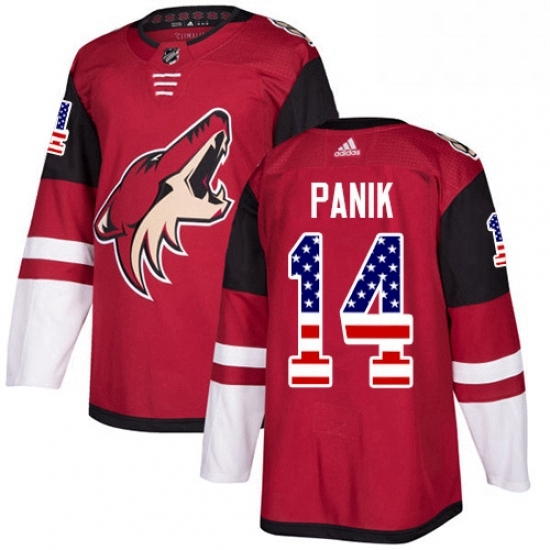Youth Adidas Arizona Coyotes 14 Richard Panik Authentic Red USA Flag Fashion NHL Jersey Youth Adidas Arizona Coyotes 14 Richard Panik Authentic Red USA Flag Fashion NHL Jersey
