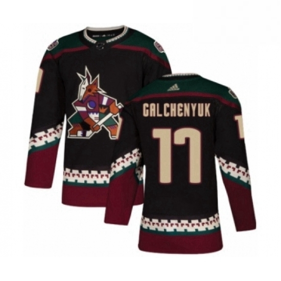 Youth Adidas Arizona Coyotes 17 Alex Galchenyuk Premier Black Alternate NHL Jersey Youth Adidas Arizona Coyotes 17 Alex Galchenyuk Premier Black Alternate NHL Jersey