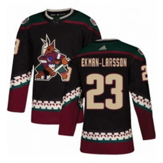 Youth Adidas Arizona Coyotes 23 Oliver Ekman Larsson Premier Black Alternate NHL Jersey Youth Adidas Arizona Coyotes 23 Oliver Ekman Larsson Premier Black Alternate NHL Jersey