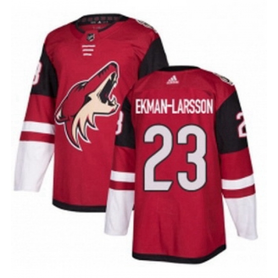 Youth Adidas Arizona Coyotes 23 Oliver Ekman Larsson Premier Burgundy Red Home NHL Jersey Youth Adidas Arizona Coyotes 23 Oliver Ekman Larsson Premier Burgundy Red Home NHL Jersey