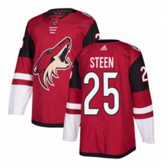 Youth Adidas Arizona Coyotes 25 Thomas Steen Authentic Burgundy Red Home NHL Jersey Youth Adidas Arizona Coyotes 25 Thomas Steen Authentic Burgundy Red Home NHL Jersey