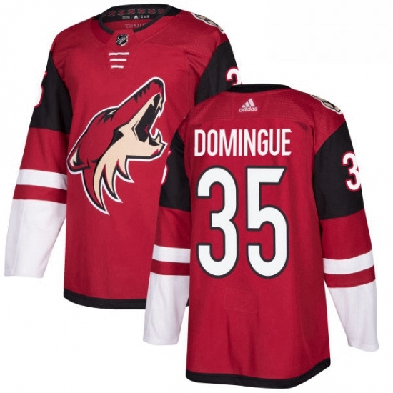 Youth Adidas Arizona Coyotes 35 Louis Domingue Premier Burgundy Red Home NHL Jersey Youth Adidas Arizona Coyotes 35 Louis Domingue Premier Burgundy Red Home NHL Jersey