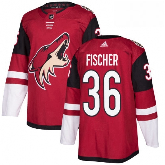 Youth Adidas Arizona Coyotes 36 Christian Fischer Premier Burgundy Red Home NHL Jersey Youth Adidas Arizona Coyotes 36 Christian Fischer Premier Burgundy Red Home NHL Jersey
