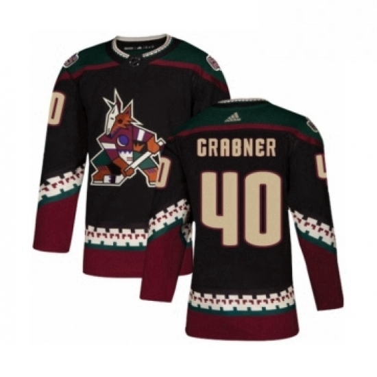 Youth Adidas Arizona Coyotes 40 Michael Grabner Premier Black Alternate NHL Jersey Youth Adidas Arizona Coyotes 40 Michael Grabner Premier Black Alternate NHL Jersey