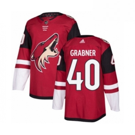 Youth Adidas Arizona Coyotes 40 Michael Grabner Premier Burgundy Red Home NHL Jersey Youth Adidas Arizona Coyotes 40 Michael Grabner Premier Burgundy Red Home NHL Jersey