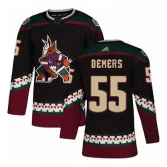 Youth Adidas Arizona Coyotes 55 Jason Demers Authentic Black Alternate NHL Jersey Youth Adidas Arizona Coyotes 55 Jason Demers Authentic Black Alternate NHL Jersey