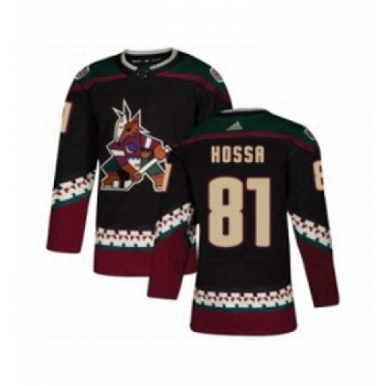 Youth Adidas Arizona Coyotes 81 Marian Hossa Premier Black Alternate NHL Jersey Youth Adidas Arizona Coyotes 81 Marian Hossa Premier Black Alternate NHL Jersey