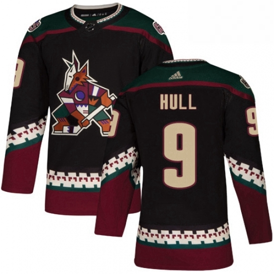Youth Adidas Arizona Coyotes 9 Bobby Hull Authentic Black Alternate NHL Jersey Youth Adidas Arizona Coyotes 9 Bobby Hull Authentic Black Alternate NHL Jersey