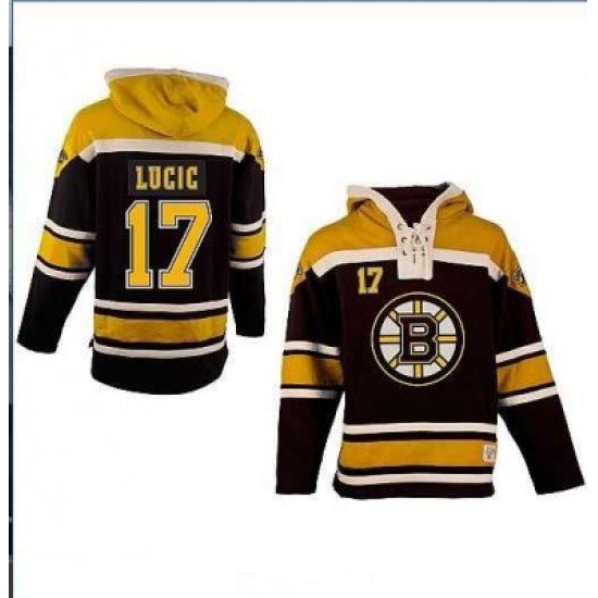 Boston Bruins 17# Milan Lucic Black Color Hooded Sweatshirt Boston Bruins 17# Milan Lucic Black Color Hooded Sweatshirt