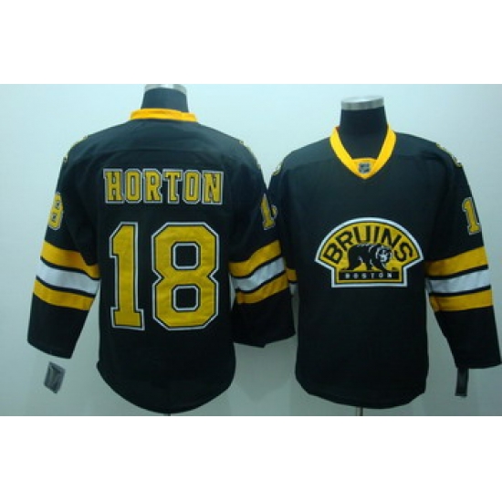 Boston Bruins 18 Nathan Horton Black Jerseys Boston Bruins 18 Nathan Horton Black Jerseys