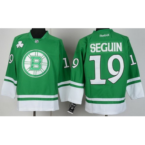 Boston Bruins 19 Tyler Seguin Green St Patty's Day NHL Jersey Boston Bruins 19 Tyler Seguin Green St Patty's Day NHL Jersey