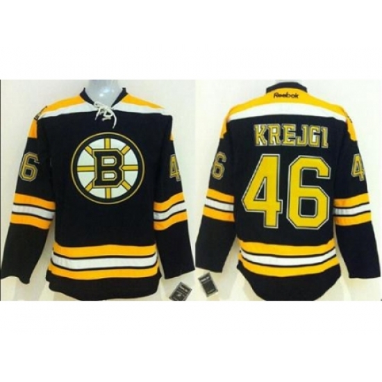 Boston Bruins #46 David Krejci Black Stitched NHL Jersey Boston Bruins #46 David Krejci Black Stitched NHL Jersey