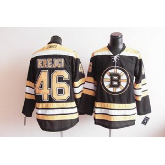 Boston Bruins 46 krejci black jersey Boston Bruins 46 krejci black jersey