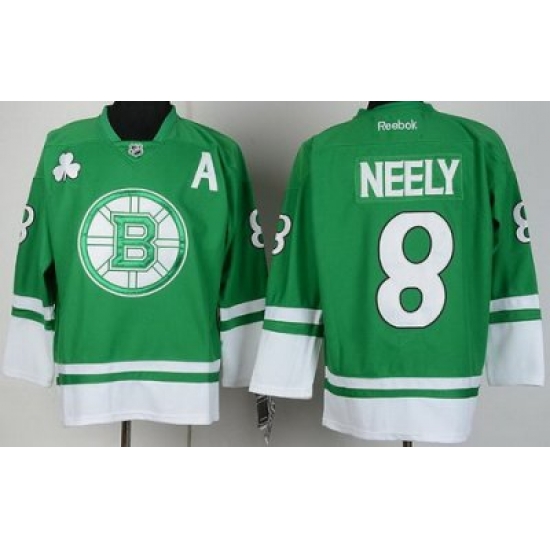 Boston Bruins 8 Cam Neely Green St Patty's Day NHL Jersey Boston Bruins 8 Cam Neely Green St Patty's Day NHL Jersey