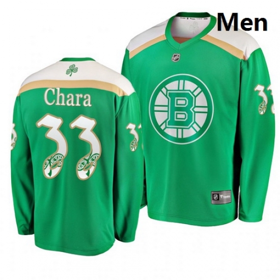 Bruins 33 Zdeno Chara Green 2019 St Patrick Day Adidas Jersey Bruins 33 Zdeno Chara Green 2019 St Patrick Day Adidas Jersey