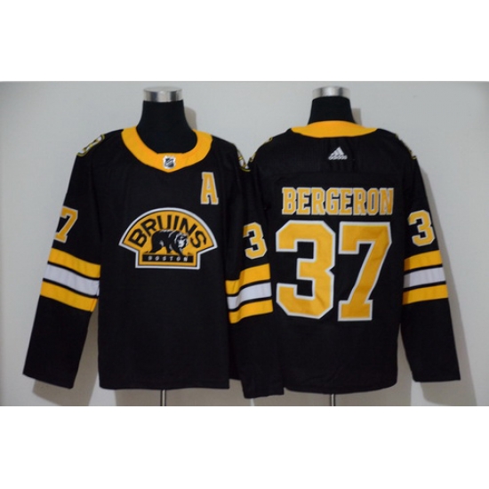 Bruins 37 Patrice Bergeron Black 3rd Adidas Jersey Bruins 37 Patrice Bergeron Black 3rd Adidas Jersey