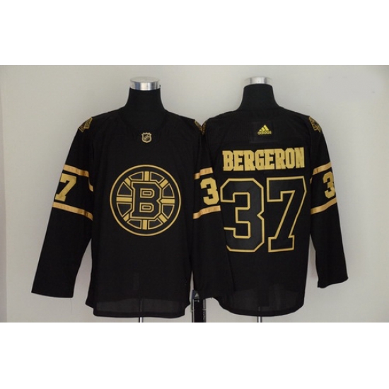 Bruins 37 Patrice Bergeron Black Gold Adidas Jersey Bruins 37 Patrice Bergeron Black Gold Adidas Jersey